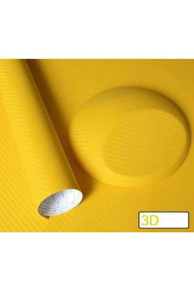 AUTOFOLYO 3d Karbon Folyo Sarı 127 Cm X 1 Metre