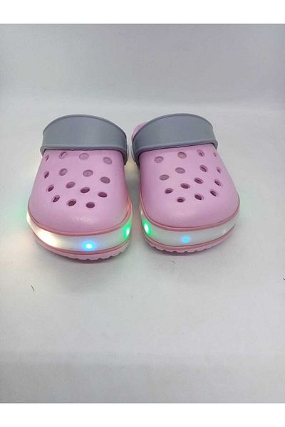 AkınalBella Pink Girl's Lighted Sole Slippers Sandals