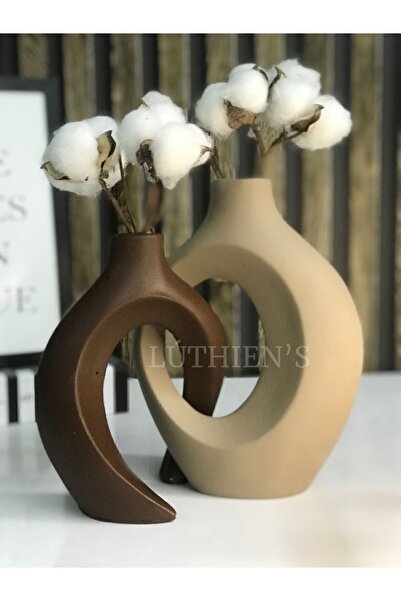 Luthien Sarmaşık Vazo Seti Modern Tasarım Obje