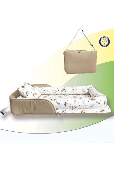Jaju Baby Gökkuşağı Serisi Vizon Çantalı Nest Çantalı Babynest