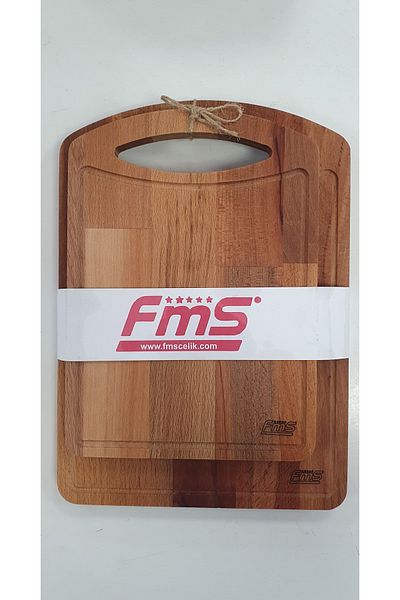 FMS Cutting Board with 2 Handles - Rectangular Design