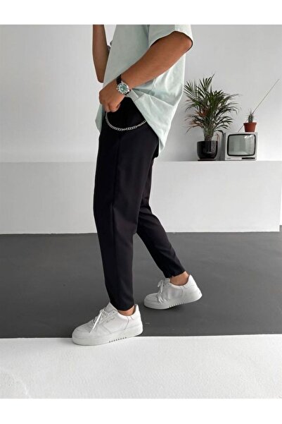 Z1MAN Παντελόνι από λινό διπλό πόδι