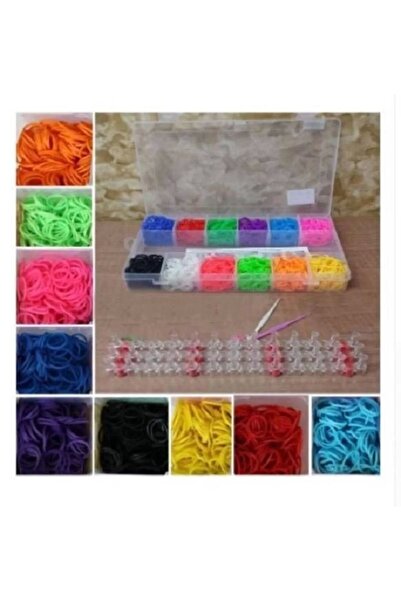 Yenigeldi Rengarenk Bileklik Yapma Seti Rainbow Loom Bands Büyük