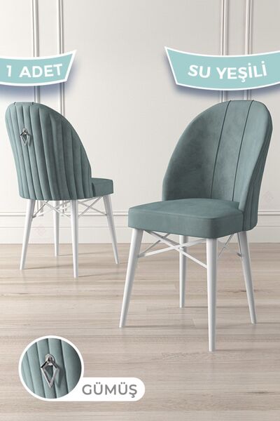 Canisa Ritim Serisi 1 Adet Su Yeşili Sandalye 1.sınıf Babyface Ithal Kumaş Be...