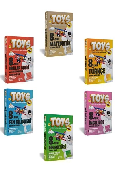 İsem Yayıncılık İsem Toys 8.Sınıfa Hazırlık Föyleri Tüm Dersler (6 Kitap)