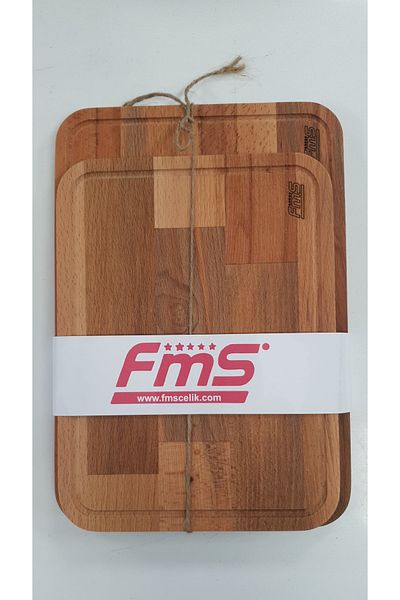 FMS Set of 2 Rectangular Cutting Boards