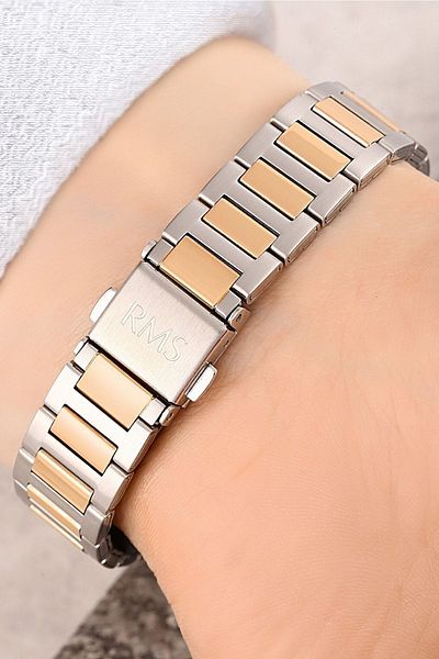 Romanson Steel Cord Steel Case with Calendar 5 Atm Waterproof Women's Wristwatch