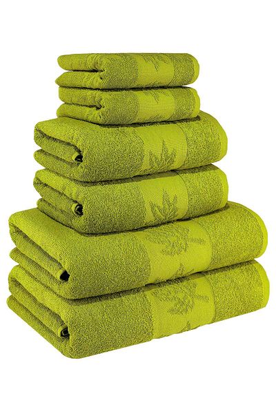 TEXTILE COLORS طقم مناشف حمام 6 قطع