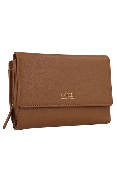 L.CREDI Evelyn Geldbörse RFID Leder 14,5 cm