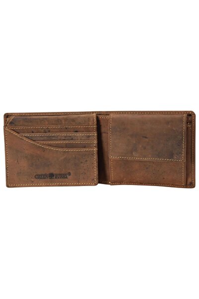 Greenburry Vintage deer wallet leather 12 cm