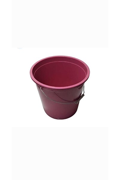 ÇEÇEN HOME Fuşya Kapaksız Su Kovası Temizlik Kova Plastik Tutmalı 3 no