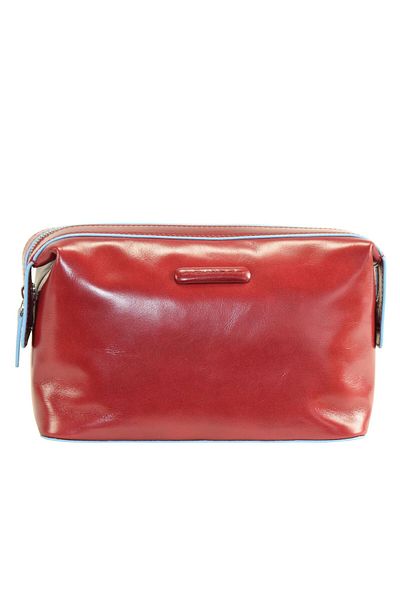 PIQUADRO Blue Square Kulturbeutel Leder 23 cm