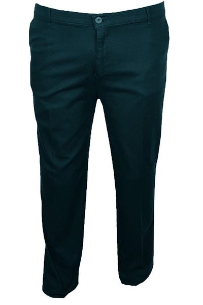 Surco Plus Size Lycra Gabardine Trousers Anthracite