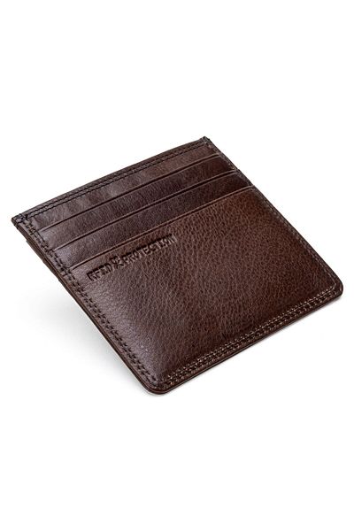 Farmhood Memphis Credit card case RFID protection Leather 10 cm