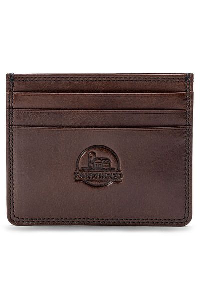 Farmhood Memphis Credit card case RFID protection Leather 10 cm
