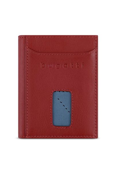 BUGATTI Secure Slim Geldbörse Rfid Schutz Leder 8 cm