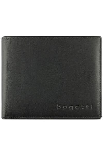 BUGATTI Portofel Super Slim Protecție RFID Piele 9 cm