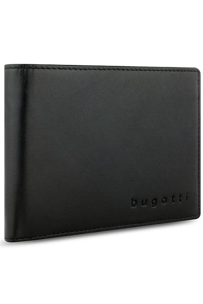 BUGATTI Super Slim Wallet RFID protection Leather 12 cm