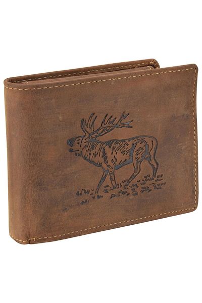 Greenburry Vintage deer wallet leather 12 cm