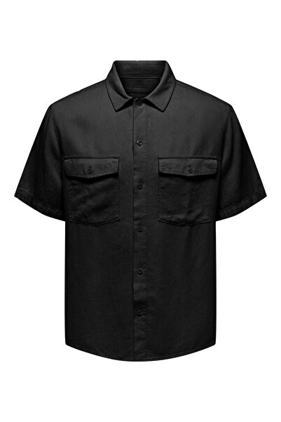 Only & Sons ONSKARI SS SHIRT VISC LIN 0075 Keten T-shirt