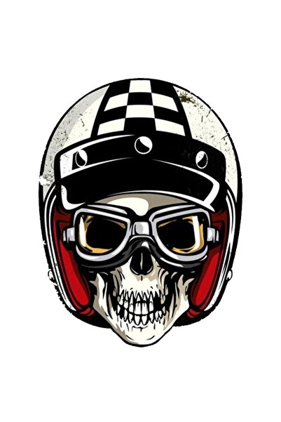 MegaSticker ملصق كمبيوتر محمول على شكل خوذة بيضاء مقاس 14 × 11 سم للسيارات/ال...