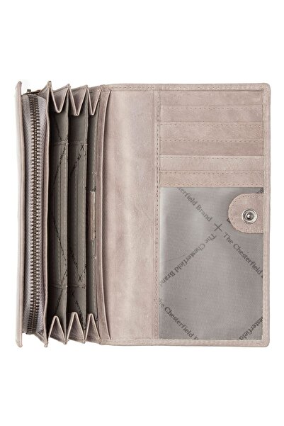 The Chesterfield Brand Antique Buff Wallet RFID protection Leather 18 cm