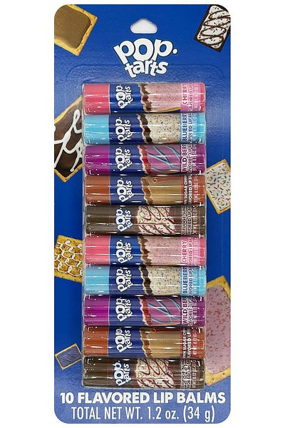 TASTE Beauty 10 Pieces Pop Tarts Lip Balm - Lip Balm Assortment Pack