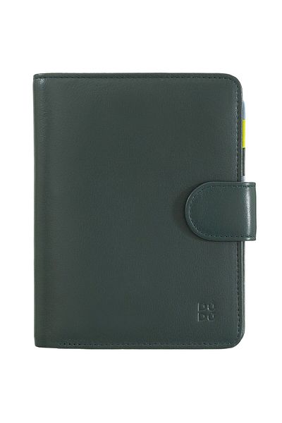 DUDU Geldbörse RFID Leder 11 cm