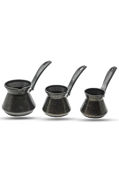 ANTEPSEPETİ Granite Coffee Pot Set of 3