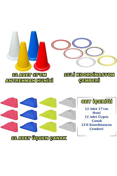 Mrt Training Set 12-Piece Coordination Circle 12-Piece TRIANGLE Training Bowl 12-Piece 17cm Funnel Set