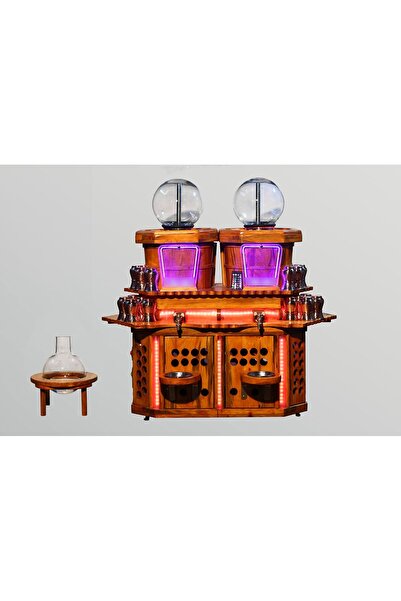 Ergün Avcı Avcı Yayık Cam Fanuslu Çift Hazneli Masaüstü Soğutmalı Ayran&Karad...