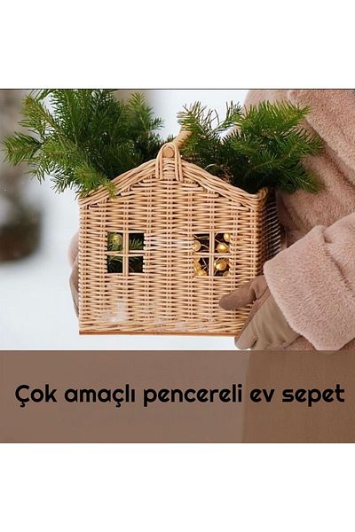 AFRALYAHOME Органайзер Плетена Миеща се домашна кошница за детската стая