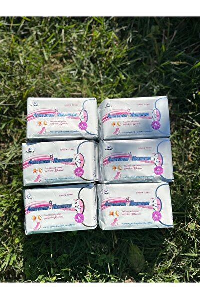 Tiens وسادة صحية للنساء من Airiz، 6 عبوات، 30 قطعة يوميًا