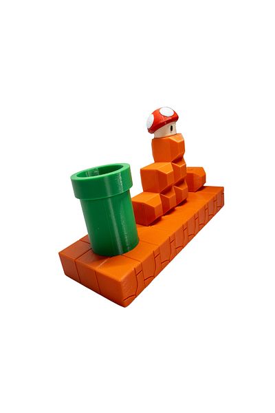 Tesseract Super Mario Pencil Holder