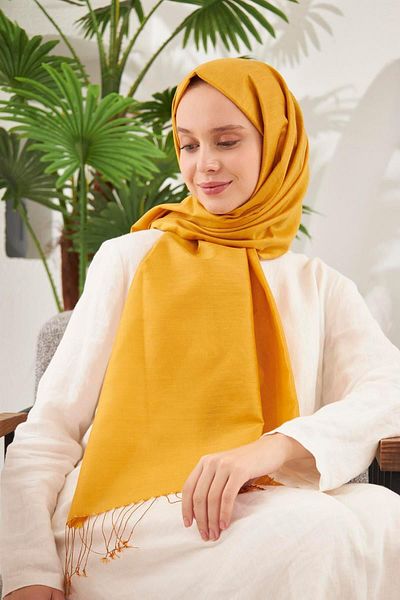 Şalland Crony Shawl Amber