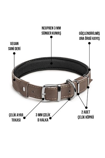 pasiole Dog Collar, Dog Collar, Large and Medium Breed Dog Collar - Collo