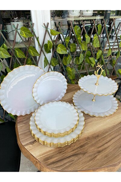 GÜRCÜGLASS İsabella 13 Piece Breakfast Set