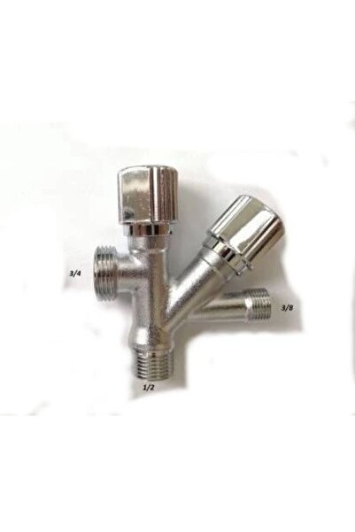 İLHAN Ara Faucet Spout, Washing Machine Faucet Yellow Solid Brass