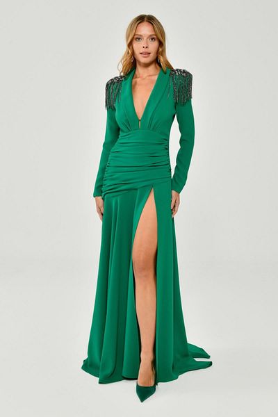 ALFABETA Evening Dress - Women's Comfortable Cut Shoes