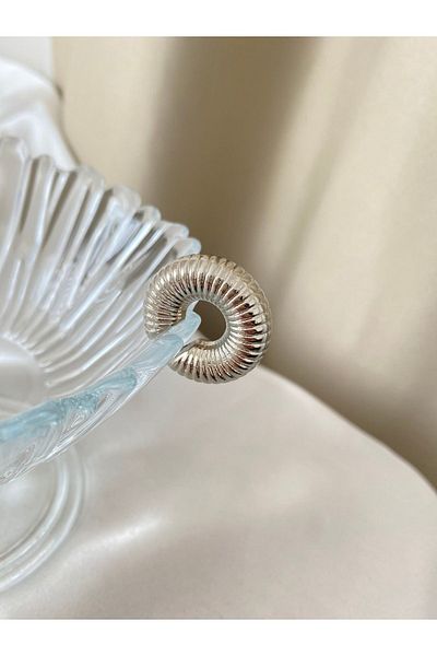 pisay takı & aksesuar Chunky Pipe Large Cartilage Earrings| Mussel Model