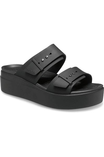 Crocs Brooklyn Buckle LowWdg Slippers
