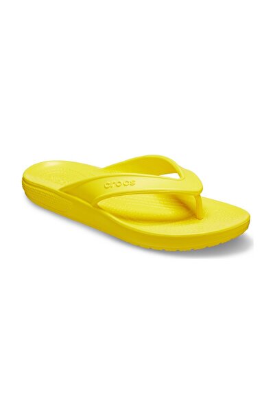 Crocs Papuci galbeni Classic II Flip pentru femei