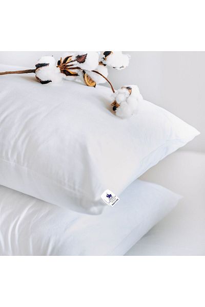 American Polo Cotton Bed Pillow With Microfiber Filling - 75x50 Cm