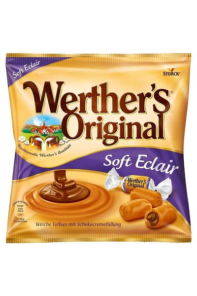 Storck حلوى كارميلي حشوة الشوكولاتة الأصلية من Werther's 180 جرام