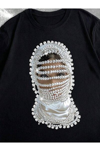 AMMA Μοντέρνο γυναικείο μπλουζάκι Unisex Pearl - Κοντό μανίκι, 100% βαμβάκι