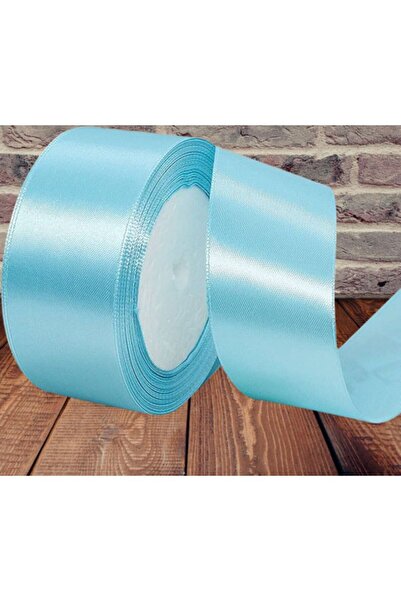 serap çiçekçilik 4 CM 20 METRE BEBE MAVİSİ SATEN KURDELE