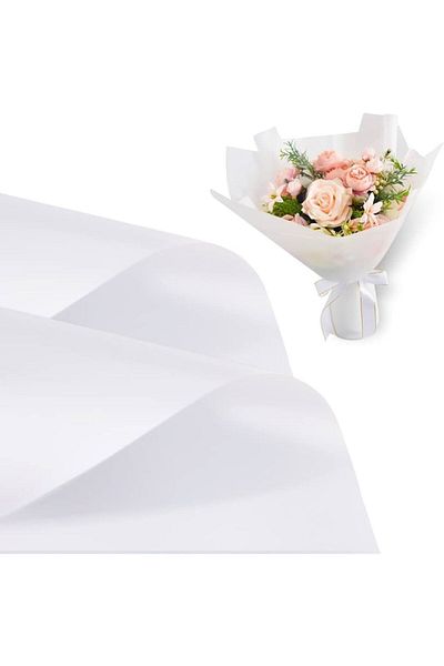 serap çiçekçilik 4 Pieces Plain White Packaging Packaging Flower Packaging