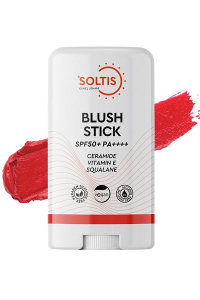 Soltis 15 gr Moisturizing Stick Blush Spf50 01