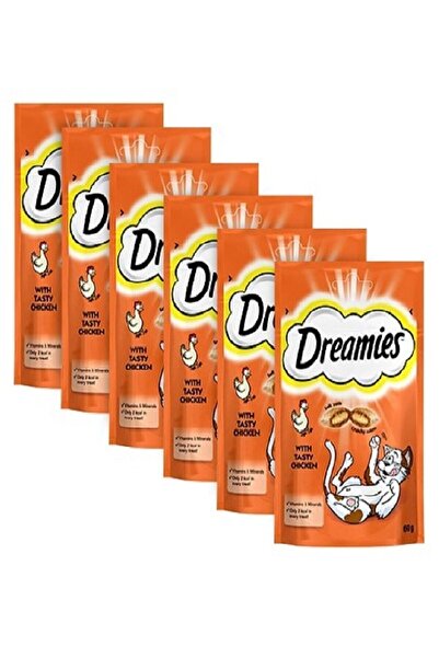 Dreamies Tavuklu Pouch Kedi Ödülü 60 gr X 6 Lı Paket