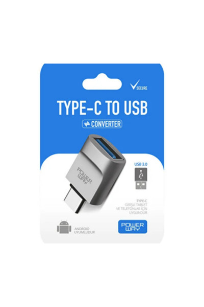 POWERWAY LİNK O191 USB-C SWİTCH CONVERTER ÇEVİRİCİ SİYAH